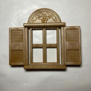 Calico Critters Red Roof Cozy Cottage Starter Home REPLACEMENT Window & Shutters